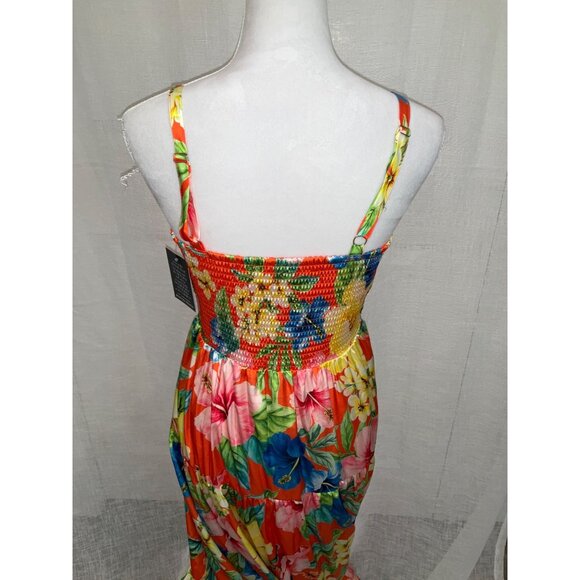 Boston Proper NEW Tropical Capri Tiered Maxi Dress size Small SOLD OUT - Picture 4 of 6